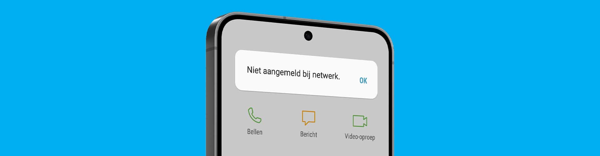 niet aangemeld bij netwerk tips