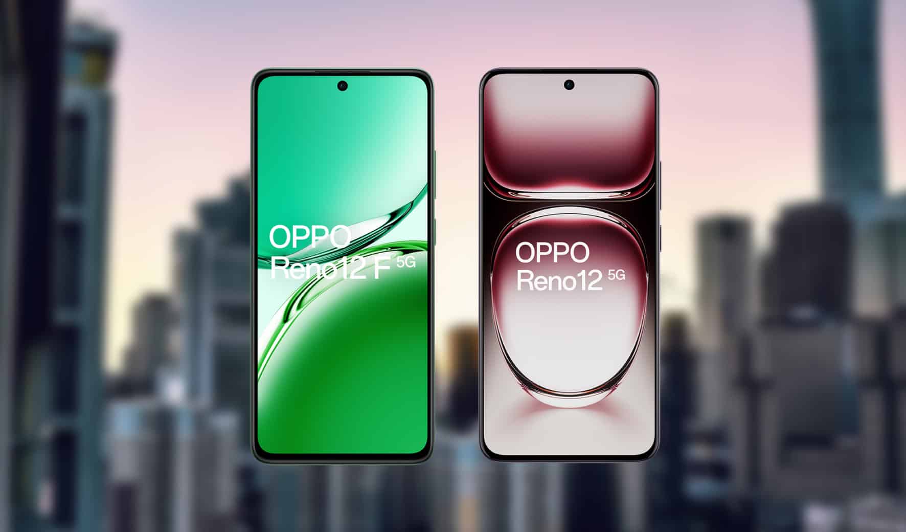 oppo reno12 f versus reno12 vergelijking