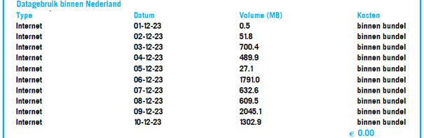Internetgebruik binnen Nederland